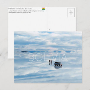 Salar de Uyuni, Bolivia Travel Postcard