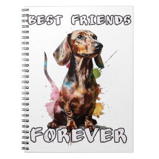 Salchicha Dachshund mejor amigo para siempre Notebook
