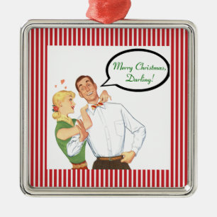 SALE! 1950 Ornament - "Merry Christmas, Darling"