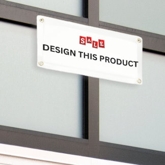 SALE! Banner - 2'x1' - Outdoor w/ Metal Grommets