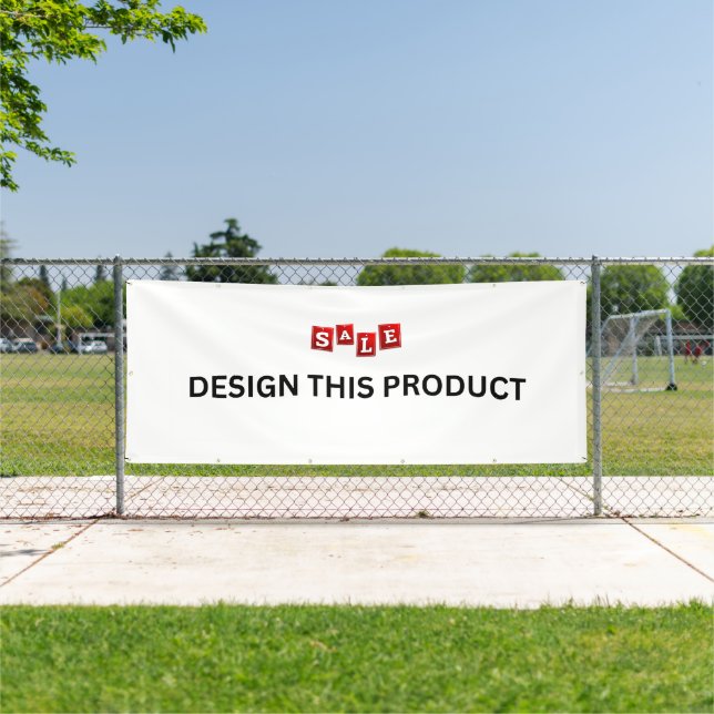 SALE! Banner - 4'x10' - Outdoor w/ Metal Grommets (Insitu)