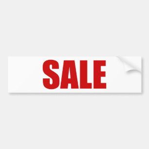 SALE BUMPER STICKER