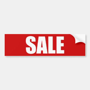 SALE BUMPER STICKER