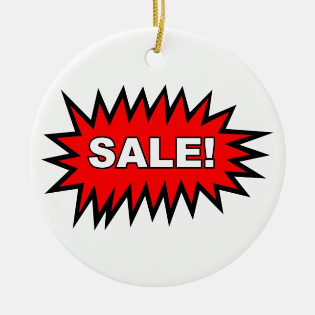 Sale Ceramic Tree Decoration (Front)