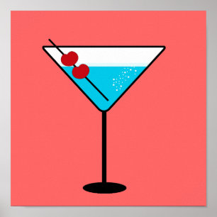 SALE ! Cocktail Poster by SRF