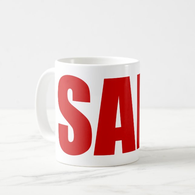 SALE COFFEE MUG (Front Left)