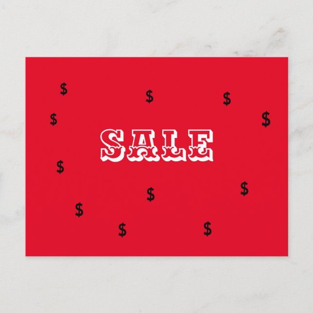 SALE DISCON HOLIDAY POSTCARD (Front)