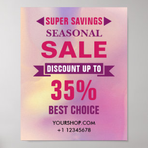 SALE Discount Shop  Poster