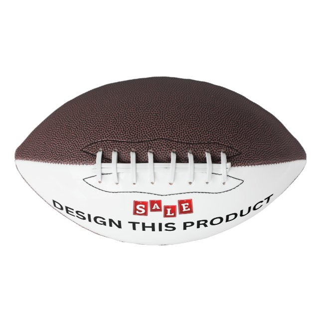 SALE! Football 1 Panel - Regulation Sized - Custom (Front)