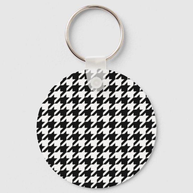 SALE - HOUNDSTOOTH KEY RING (Front)