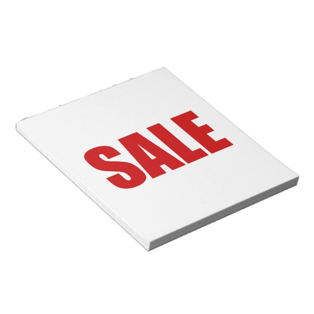 SALE NOTEPAD (Angled)