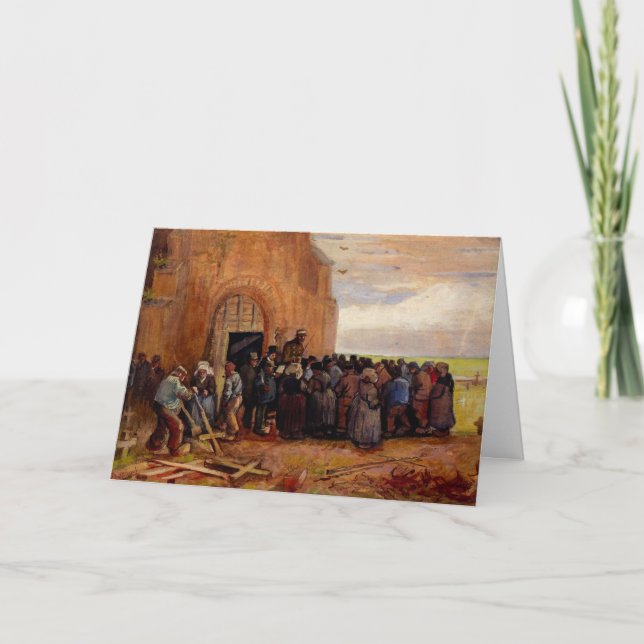 Sale of Building Scrap by Vincent van Gogh Card (Front)