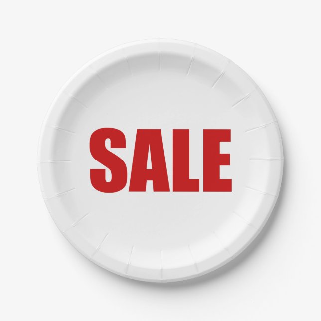 SALE PAPER PLATES (Front)