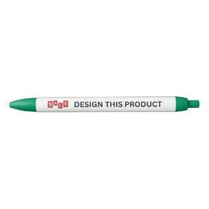 SALE! Pen - Blue ink - Custom - Green - Set of 2
