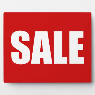 SALE PLAQUE