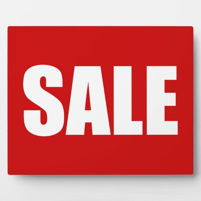 SALE PLAQUE (Front)