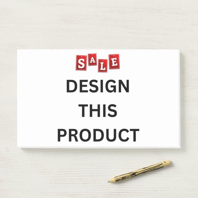 SALE! Post it Notes Authentic 3M  - 10" x 6" BIG (On Desk)