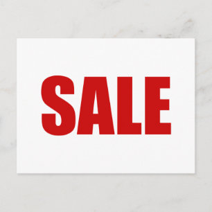 SALE POSTCARD