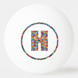 SALE PRICE ALPHABET ART HHH H HH 3* Ping Pong Ball