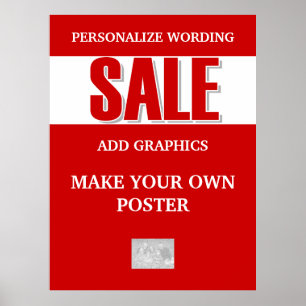 Sale promotional business clearance LARGE Poster