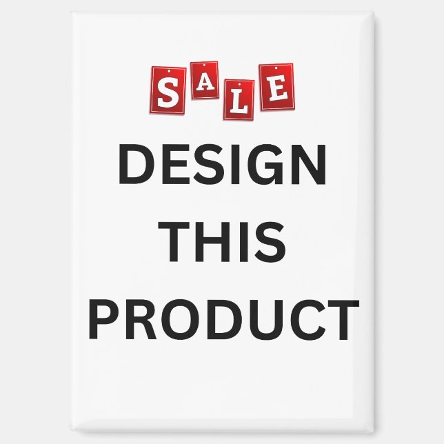 SALE! Rectangle Magnet  Custom (Front)