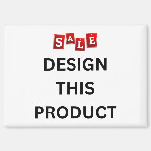 SALE! Rectangle Magnet  Custom