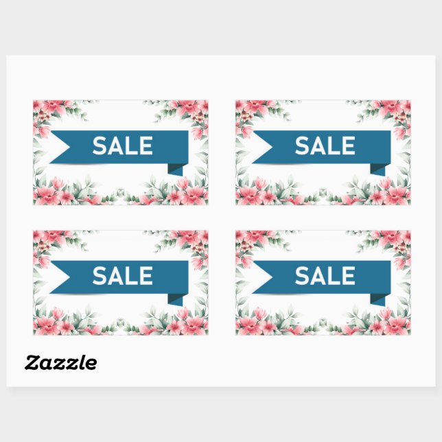 Sale Rectangular Sticker (Sheet)