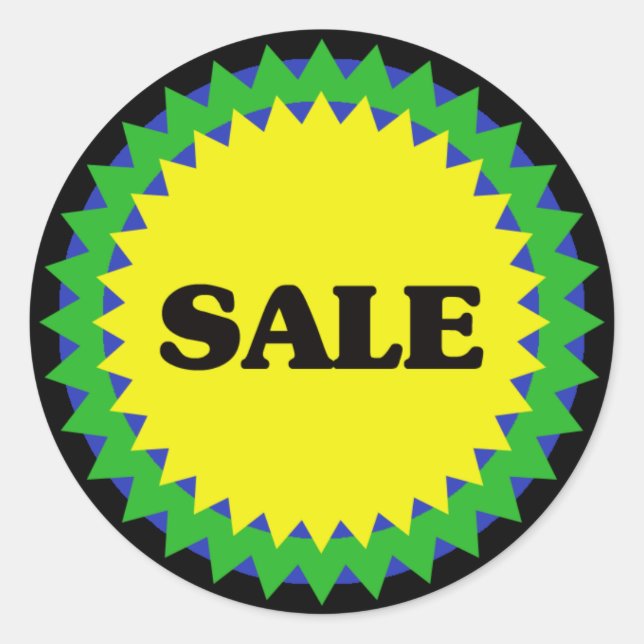 SALE Retail Sale Sticker (Front)