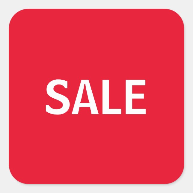 Sale Square Sticker (Front)