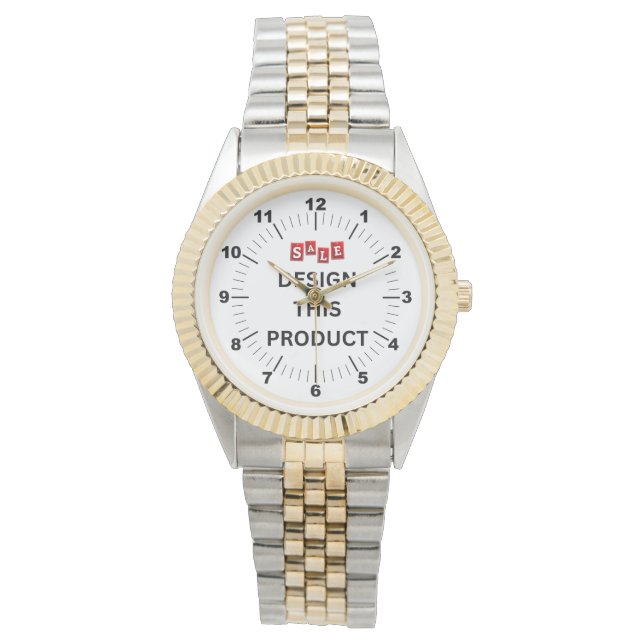 SALE! Women's Watch - Personalised - Two-Tone   (Front)
