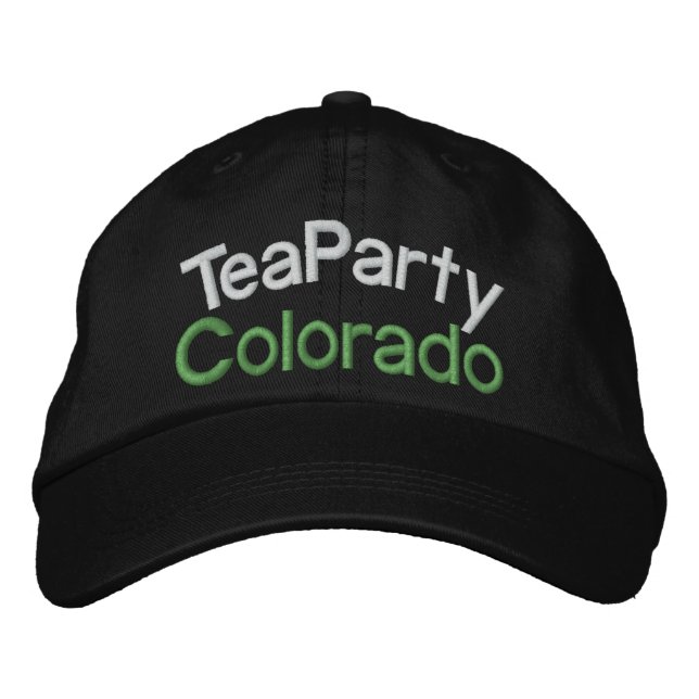 SALE ! Your Tea Party-Taxed to the MAX- by SRF Embroidered Hat (Front)