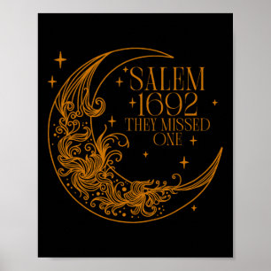 Salem 1692 They Missed One Witch Halloween 4 Poster