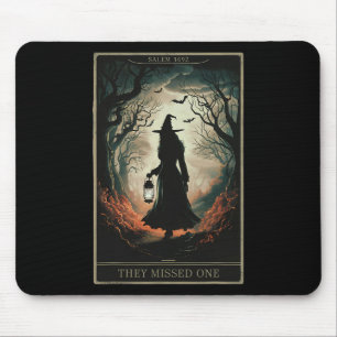 Salem 1962 You Missed One Halloween Feminist Witch Mouse Pad