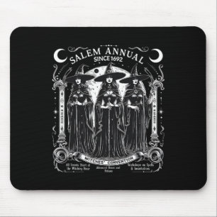 Salem Annual 1692 Witches Convention Vintage Girls Mouse Pad