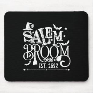 Salem Broom Co Est 1692 Fun Halloween Witch Saying Mouse Pad