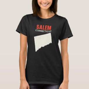 Salem Connecticut USA State America Travel Connect T-Shirt