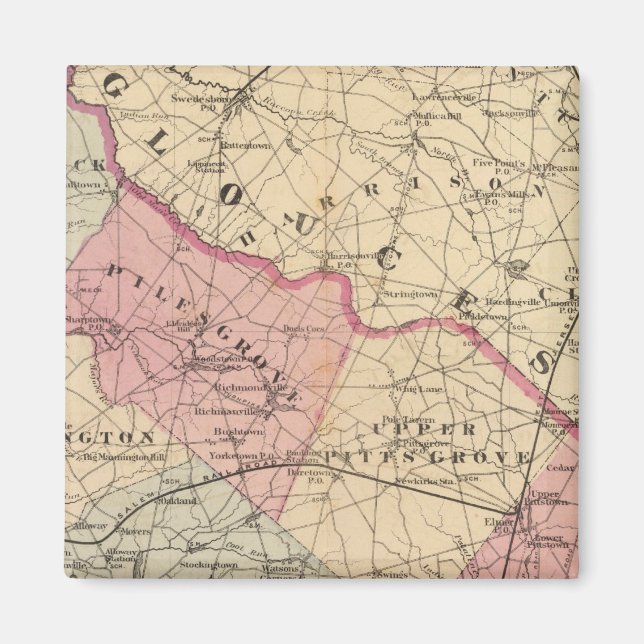Salem County, NJ Magnet (Front)
