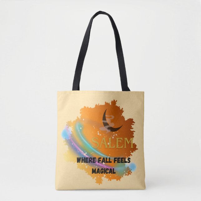  Salem Fall Magic Rainbow  Tote Bag (Front)