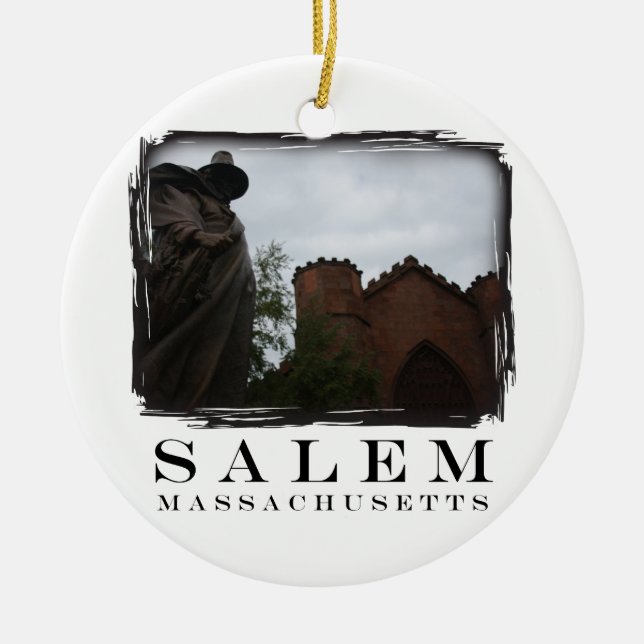 Salem Guard Ceramic Ornament (Front)