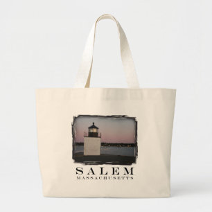 Salem Lighthouse Large Tote Bag
