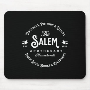 Salem Machusetts Apothecary Vintage Salem Est 1626 Mouse Pad