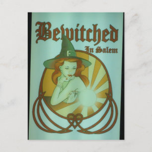 Salem, Massachusetts "Bewitched" Postcard