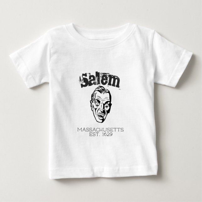 Salem Massachusetts halloween Goblin Baby T-Shirt (Front)
