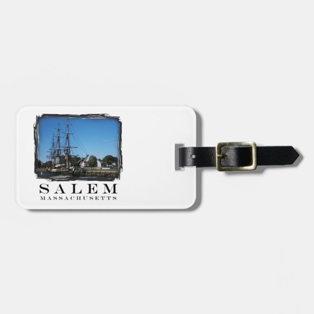 Salem Massachusetts Luggage Tag (Front Horizontal)