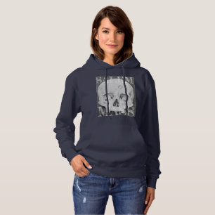 Salem Massachusetts / Occult Skull Hoodie, women Hoodie