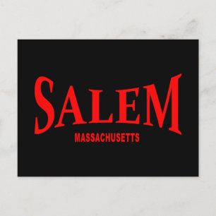 Salem Massachusetts - red Postcard