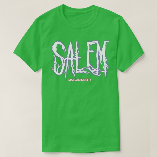 SALEM Massachusetts  T-Shirt (Design Front)