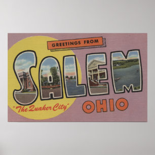 Salem, Ohio (The Quaker City) Poster