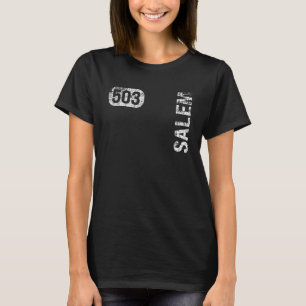 Salem Oregon 503 Area Code Vintage Retro T-Shirt