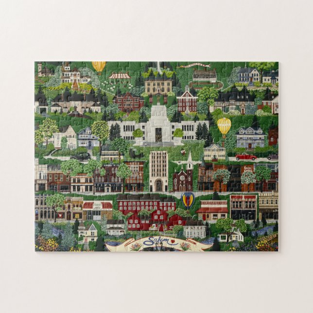 Salem, Oregon Puzzle (Horizontal)